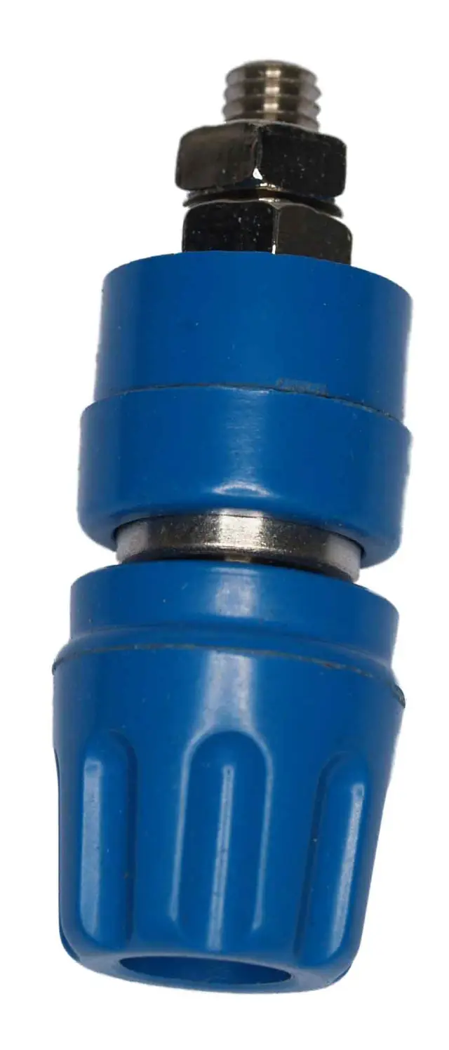 Buksna 4mm, PKI-10, Hirschman, plava, 35A/(30VAC/60VDC) — šifra 10186 | Kelco