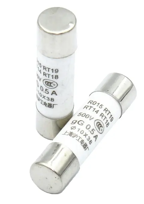 Osigurač, 10X38mm, brzi, keramički, 380/500V, 0.5A — šifra 20797 | Kelco