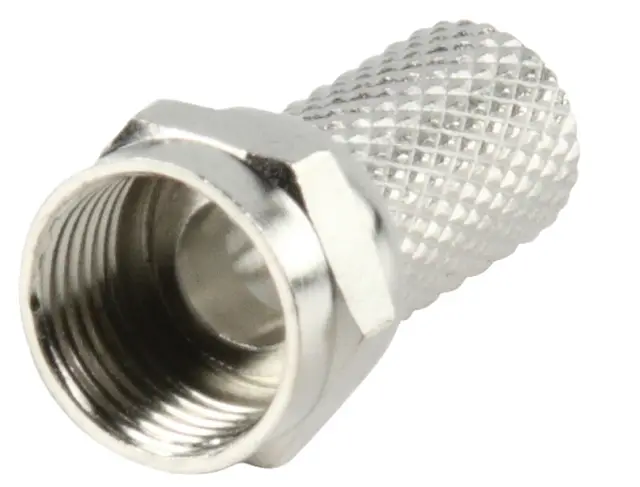 F konektor, muški za kabl, TWIST-ON, 6.4mm, FC10 — šifra 10450 | Kelco