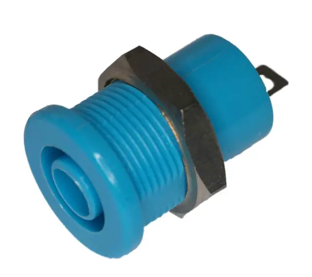 Buksna 4mm, SIBA, 25A, plava — šifra 10655 | Kelco