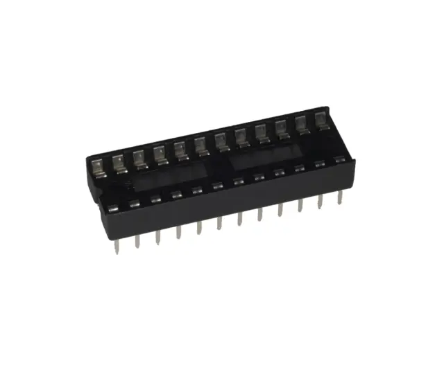 IC podnožje 24 pina, "Low Cost", širina 7.62mm — šifra 10854 | Kelco