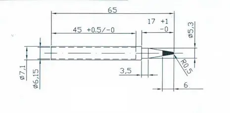 Bakar za novo Solomon lemilo, SL20/30, 1.0mm — šifra 10933 | Kelco — slika 2