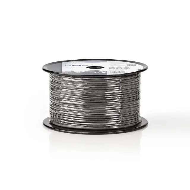 Provodnik, mikrofonski, audio, okrugli, 2 X 0.12mm², bakar, sivi, prečnik 3.5mm — šifra 10947 | Kelco — slika 2