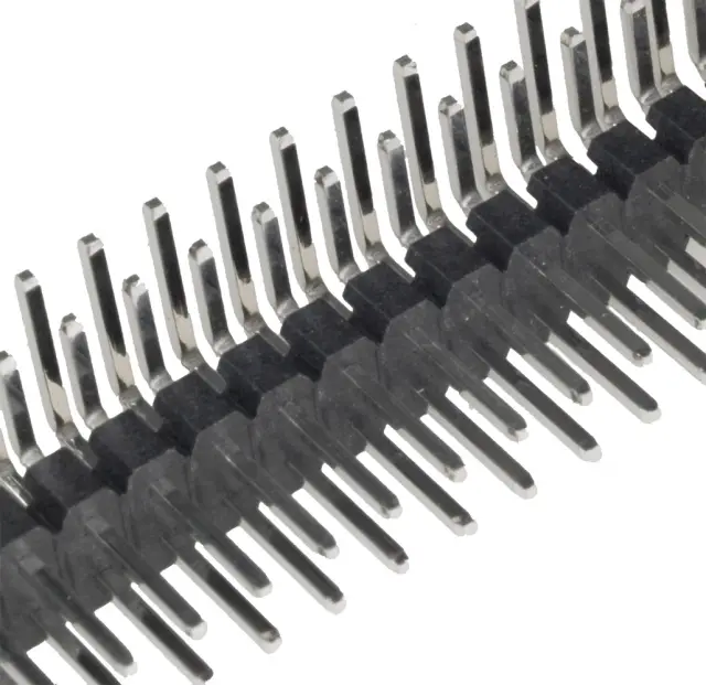 Letvica, Pin header, 2 X 36 pina, pod uglom od 90°, raster 2.54mm — šifra 11665 | Kelco — slika 2