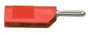 Banana, BSB20, Hirschmann, crvena, 60V DC / 30A, povezivanje vijkom, max. presek kabla: 2.5mm2 — šifra 11839 | Kelco