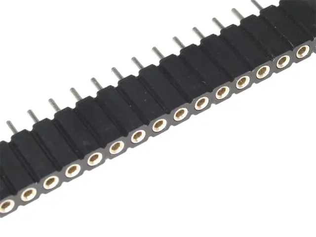 Letvica, Box contact, 20 pina, H=7.0mm, raster 2.54mm — šifra 12319 | Kelco — slika 2