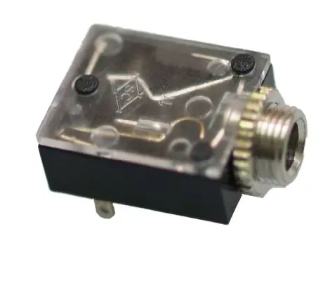 Ženski, 3.5 STEREO, zatvoreni sa prekidačem, za PCB — šifra 12551 | Kelco