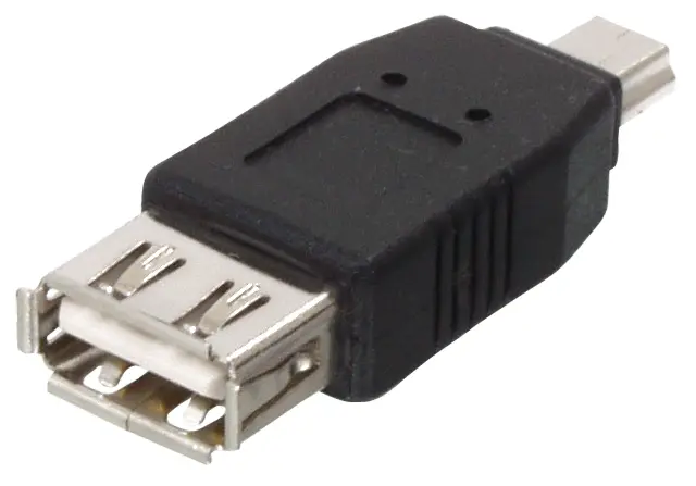 Adapter USB2.0, ženski na 5-pol MINI USB muški — šifra 12559 | Kelco