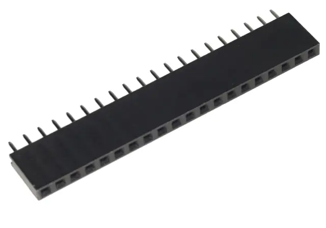 Letvica, Box contact, 20 pina, H=8.5mm, raster 2.54mm — šifra 12650 | Kelco