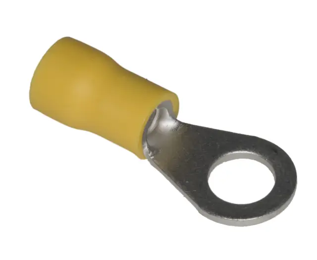 Flah ring, 6.4mm, žuta, za kabl 4-6mm2 — šifra 12700 | Kelco