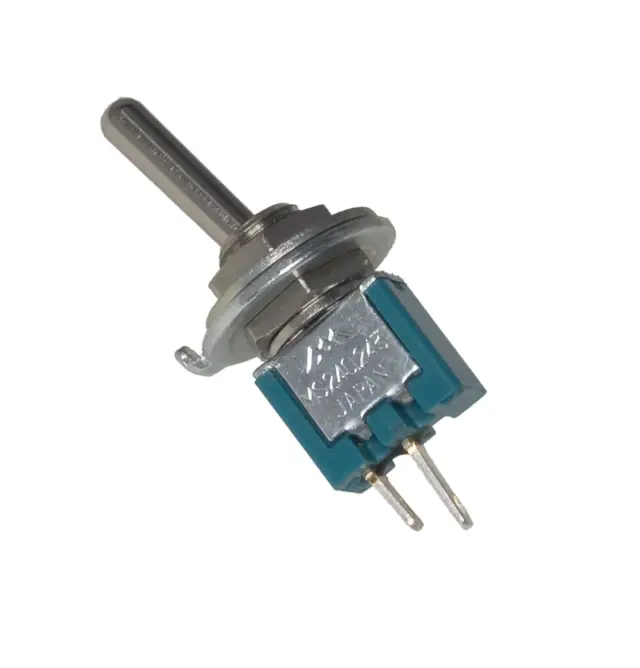 Prekidač sa ručicom, Miyama, Japan, ON-OFF, SPST, 125V AC, 3A, Fi=5.5mm — šifra 13095 | Kelco