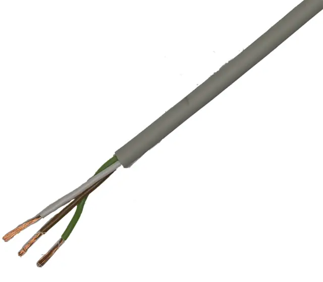 Provodnik, bakarni, LiYY, okrugli, 3 X 0.14mm², sivi, neoklopljeni — šifra 13478 | Kelco