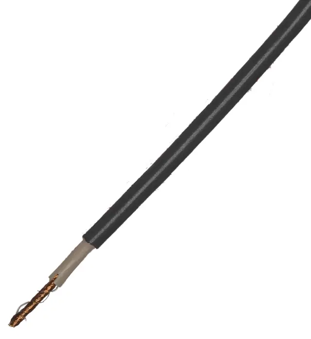 Provodnik, LIFY, EXTRA savitljivi, crni, 1mm², formacija 259x0.07mm², spoljni prečnik 3.8mm, Schnepp — šifra 13676 | Kelco