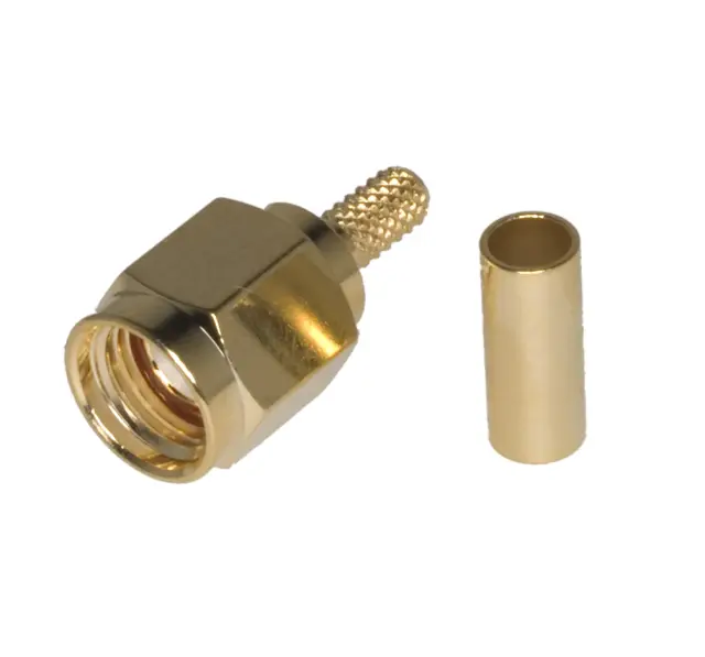 SMA muški, krim/lem, RG174C/U — šifra 13759 | Kelco
