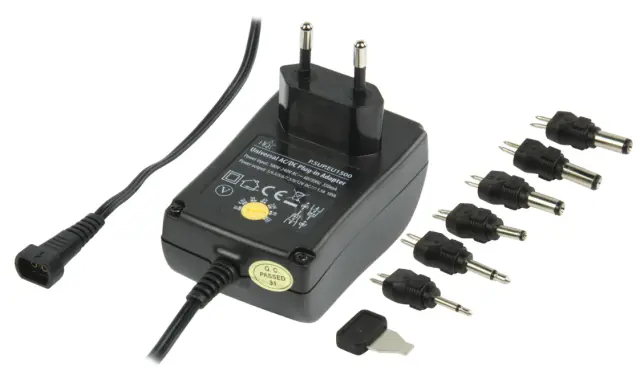 Adapter, 1500mA, 18W, 3-4.5-6-7.5-9-12V, EuP — šifra 13787 | Kelco