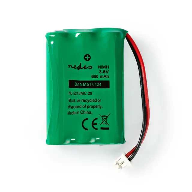 NIMH akumulator, 3.6V, 600mAh, R3 X 3 — šifra 13880 | Kelco