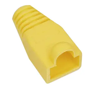 PVC uvodnik za UTP/FTP RJ45 konektore, žuti — šifra 14458 | Kelco