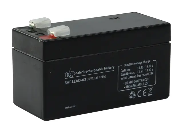 Akumulator, 12V, 1.3Ah, 97x43x52mm, olovni, hermetički zatvoren — šifra 14620 | Kelco — slika 2