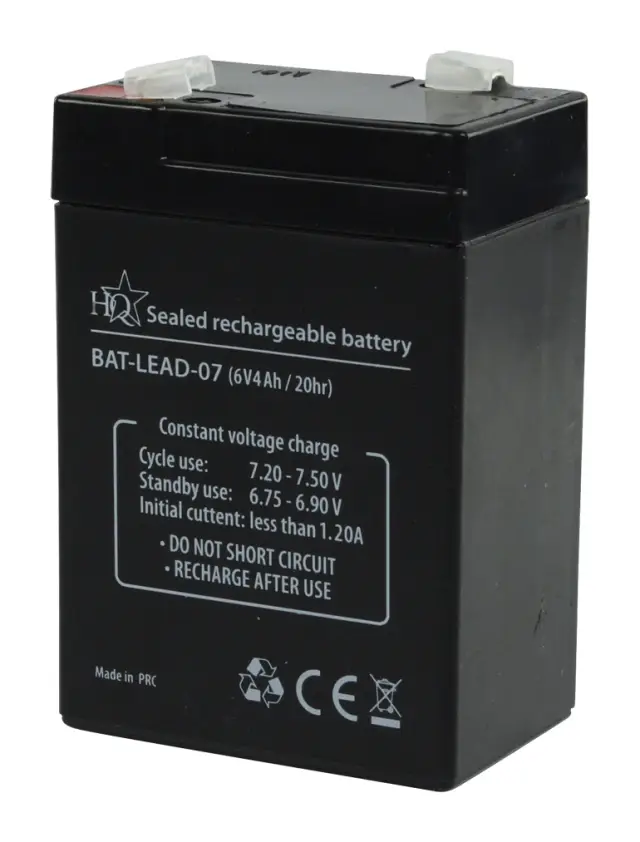 Akumulator, 6V, 4Ah, 70x47x101mm, olovni, hermetički zatvoren — šifra 14655 | Kelco