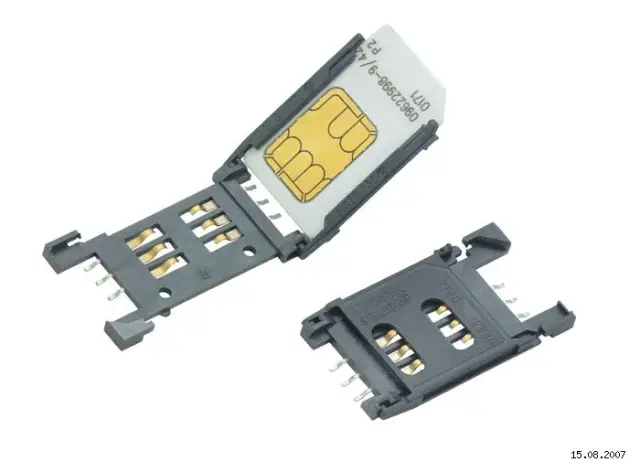 Kućište, SIM CARD/SIM LOCK, Amphenol — šifra 14814 | Kelco