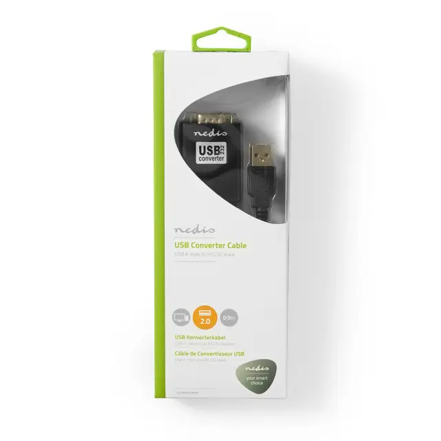 Kabl, sa interfejsom, USB2.0 na RS232, 0.9 metara, drajveri na sajtu! — šifra 15091 | Kelco