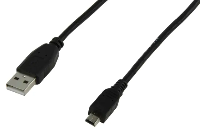 Kabl, USB, V2.0, A muški na 5 pin MINI-USB B muški, 2 metra — šifra 15253 | Kelco