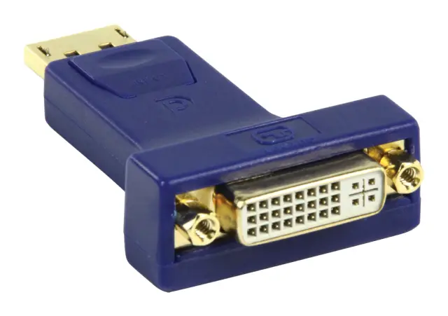 Adapter, Displayport muški na DVI ženski — šifra 15674 | Kelco