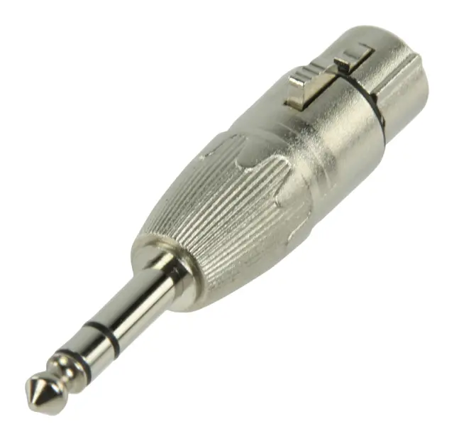 Adapter, XLR ženski na muški 6.35mm stereo — šifra 15762 | Kelco