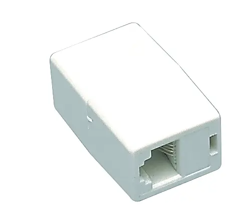 Adapter telefonski, modularni, ženski na ženski, RJ11, 6/4 pina — šifra 15855 | Kelco