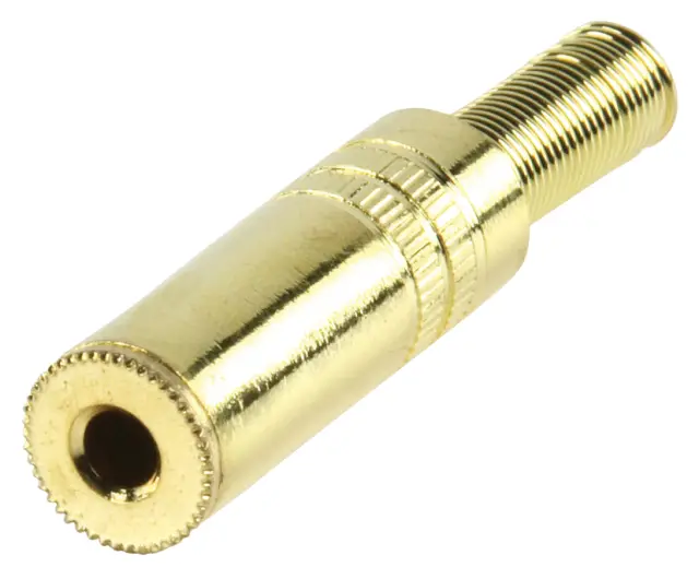 Ženski, 3.5mm, stereo za kabl, pozlaćeni — šifra 15885 | Kelco