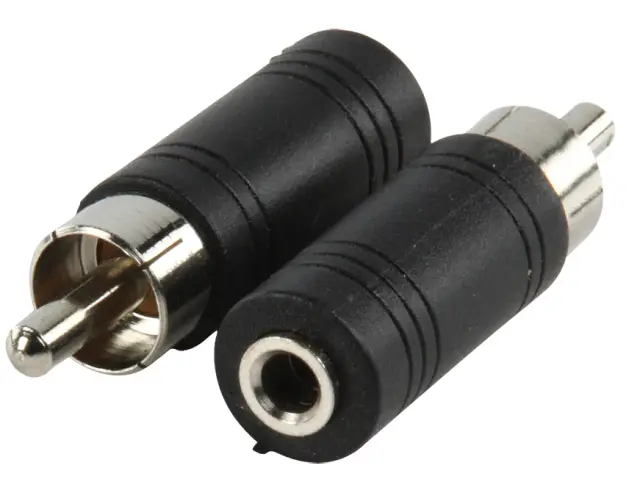 Adapter RCA muški na 3.5mm ženski, mono — šifra 15953 | Kelco