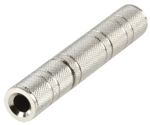 Adapter, ženski 6.3mm na ženski 6.3mm, mono — šifra 16025 | Kelco