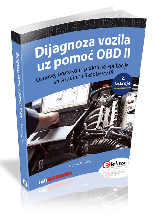 Knjiga, Dijagnoza vozila uz pomoć OBD II, Info elektronika — šifra 16068 | Kelco