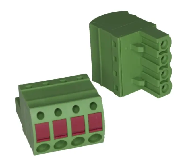 Priključak za stezaljku serije 950, 4 pol, Push-In, 250V, RM5.08 — šifra 16078 | Kelco