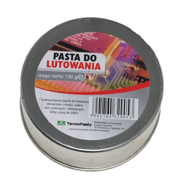 Pasta za lemljenje, 100ml, omogućava kalajisanje bakra, cinka, nikla i srebra — šifra 16253 | Kelco