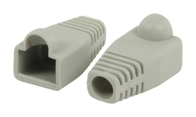 PVC uvodnik za UTP/FTP RJ45 konektore, svetlo sivi — šifra 16438 | Kelco