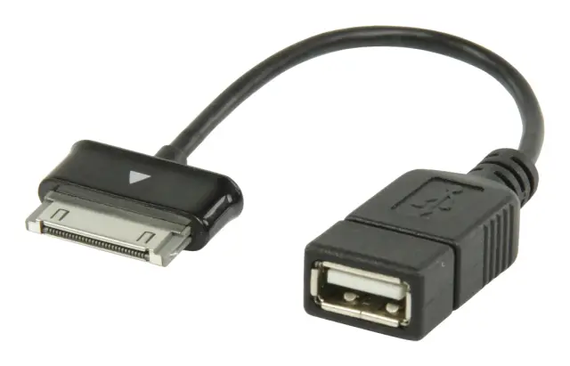 Sync and Charge Cable Samsung 30-Pin Male - USB A Female, 20cm — šifra 16472 | Kelco
