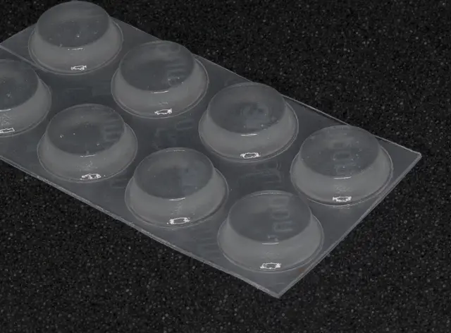 Podnožje za kutije, okruglo, Fi=13mm, h=4mm, gumeno, providno — šifra 16554 | Kelco