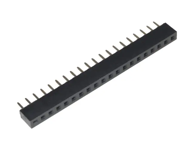 Letvica, Box contact, 20 pina, H=4.3mm, raster 2.00mm — šifra 16632 | Kelco