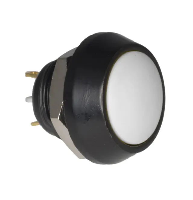 Minijaturni taster, 2A, IP65, beli — šifra 16749 | Kelco