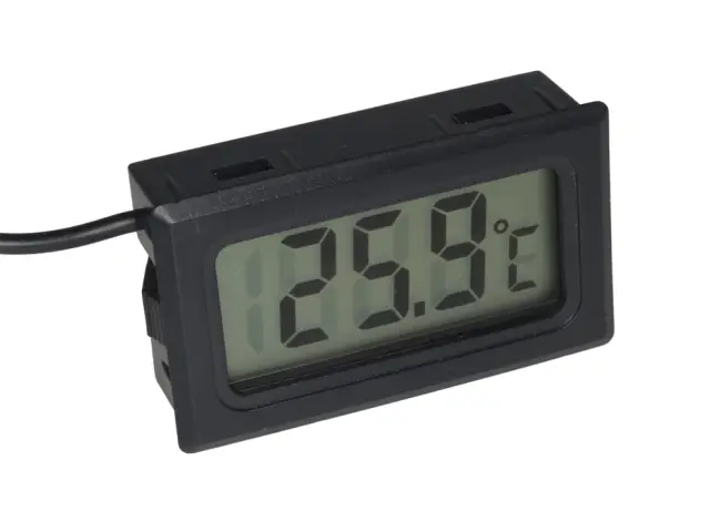 Termometar, 1.5" LCD, -50...+110°C, rezolucija 0.1°C, kabl 1 metar — šifra 16899 | Kelco