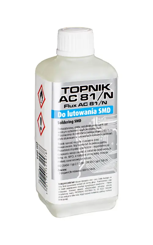 Flux, specijalno za SMD komponente, bez kalafonijuma, TS81, 100ml — šifra 17010 | Kelco