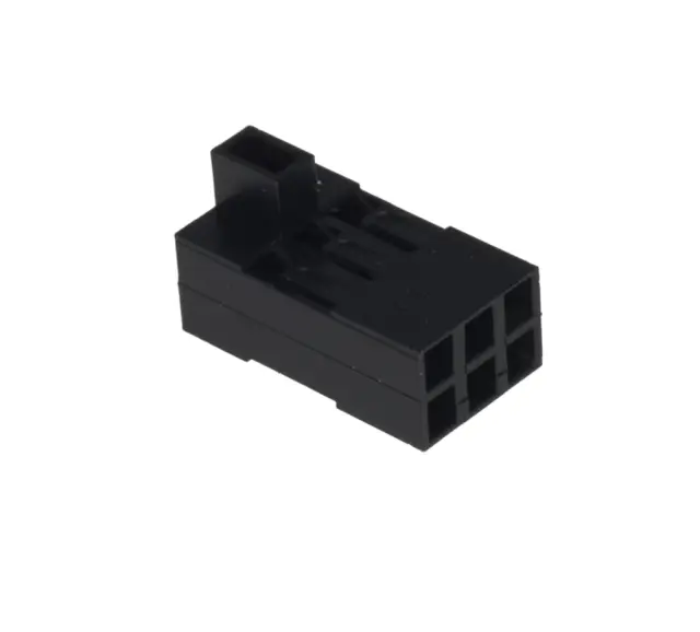 Kućište konektora za kabl, 2 x 3 pol, RM2.5 — šifra 17099 | Kelco