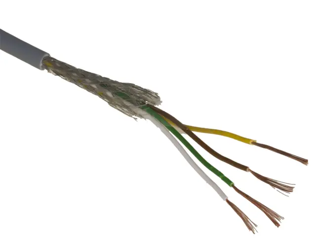 Provodnik, bakarni, licnasti, LIYCY, 4 X 0.25mm², okrugli, oklopljeni, sivi — šifra 17102 | Kelco