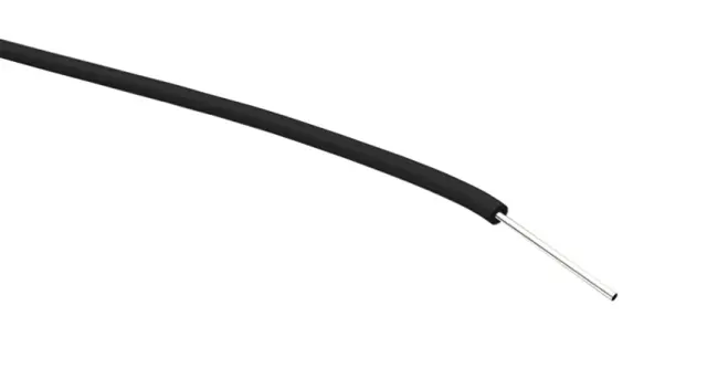 Provodnik, bakarni, YV 0.5mm, puna žica, PVC izolacija, crna — šifra 17108 | Kelco