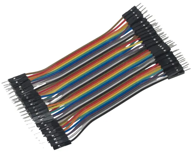 Kabl, 40 x 1 Pin, muški na muški, Dupont/CG konektor, 10cm dužine — šifra 17265 | Kelco