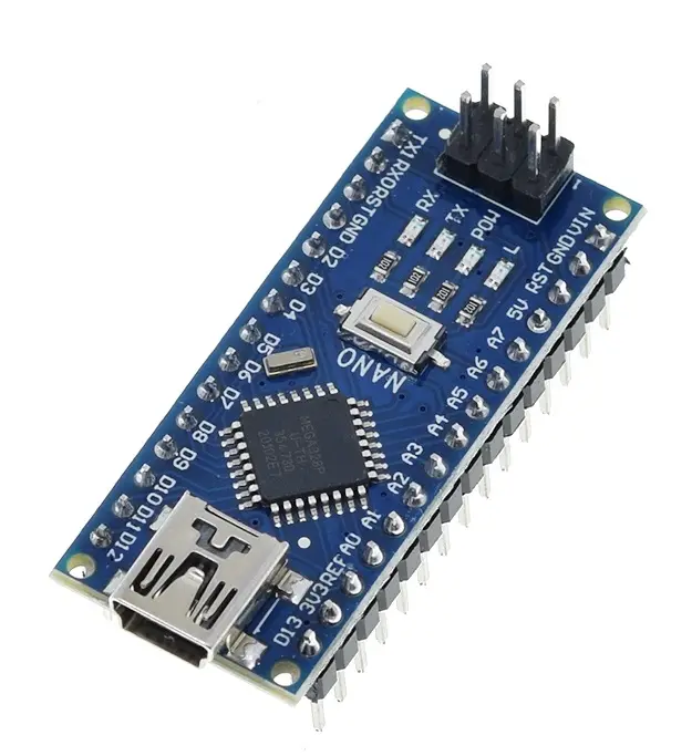 Arduino compatible Nano V3, ATmega328P/16MHz, CH340, Mini USB konektor — šifra 17286 | Kelco