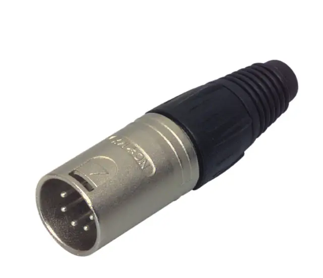 Muški, XLR, Neutrik, za kabl, 5 pin — šifra 17309 | Kelco