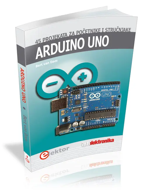 Arduino UNO, knjiga, Elektor, izdanje Info elektronika — šifra 17415 | Kelco