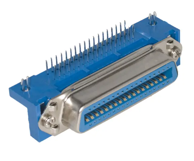 Centronix, 36 pina, ženski za montažu na PCB, pod uglom od 90° — šifra 17466 | Kelco